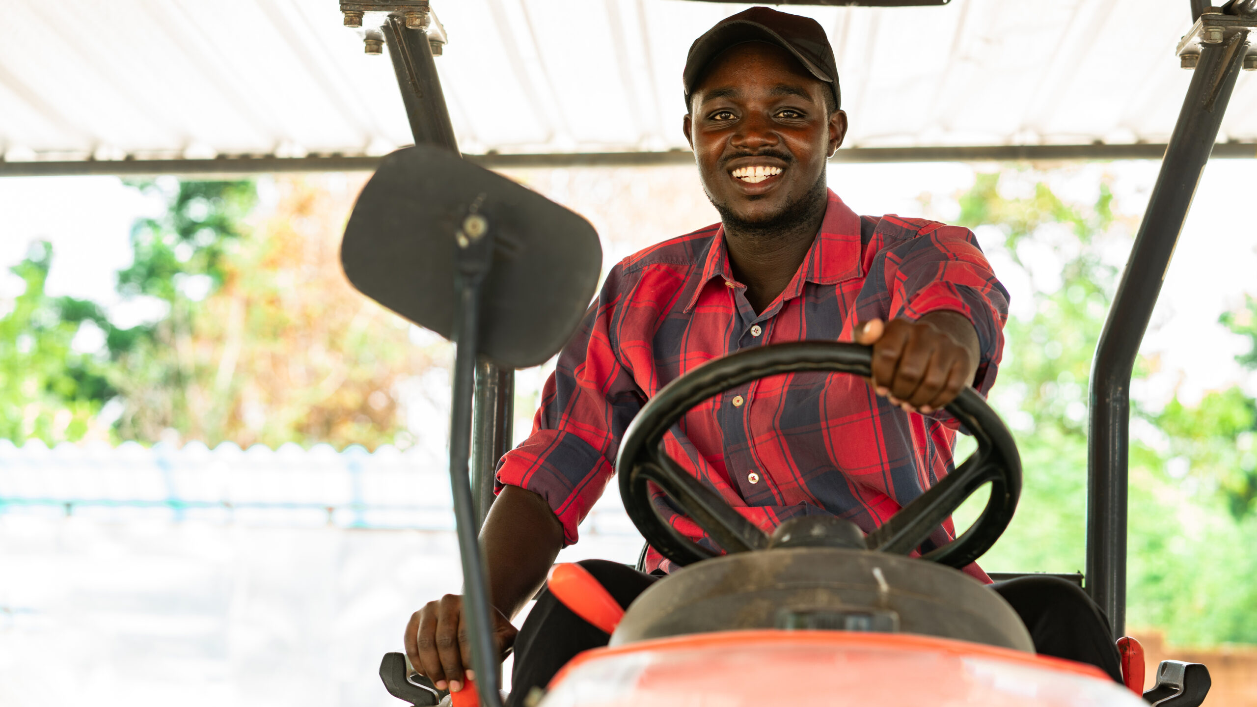 Black Man Tractor